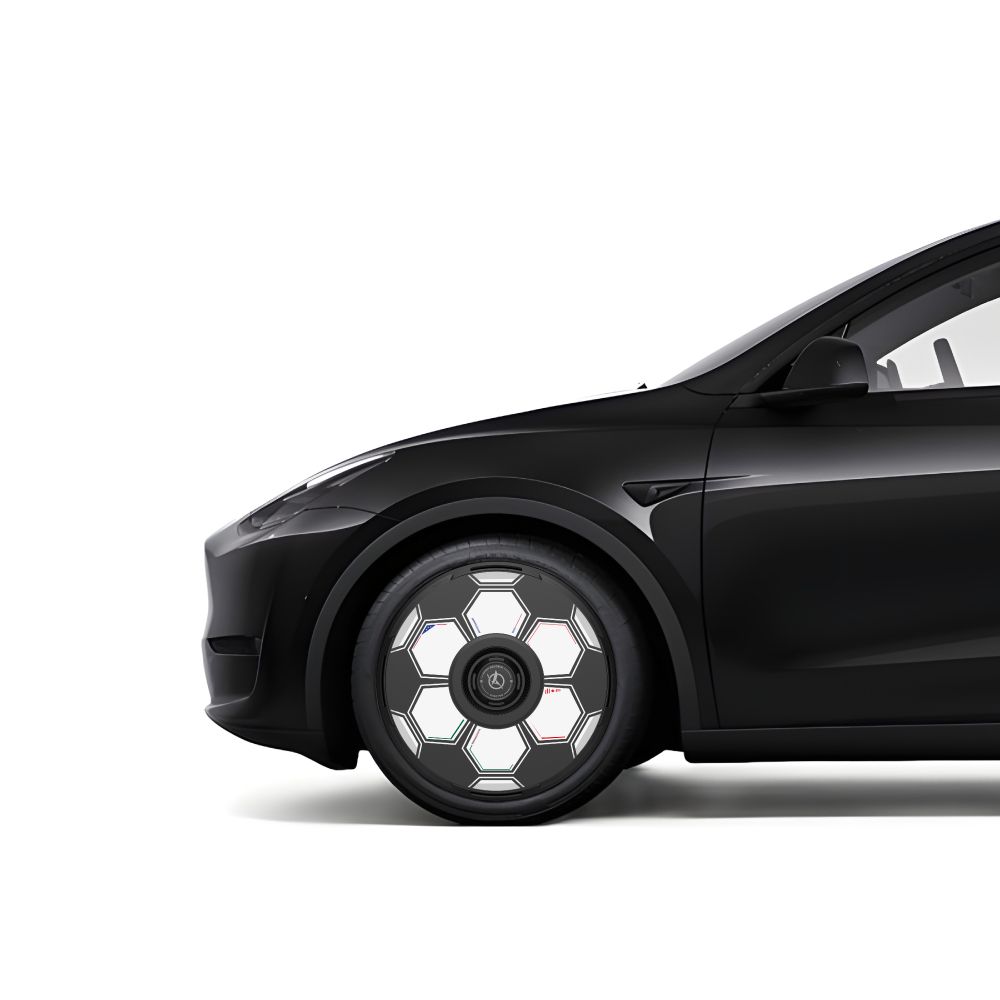HALODISC 2 Football | Set of 4 Wheel Covers for Tesla