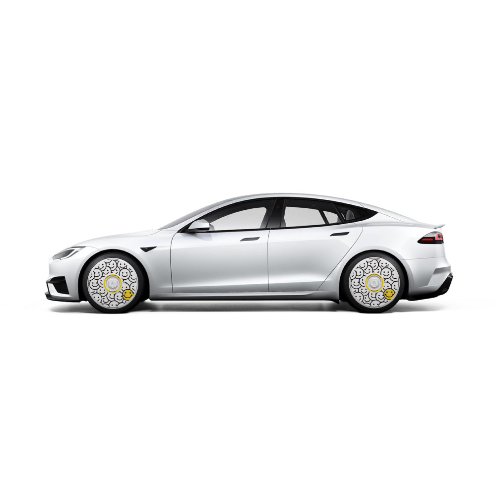 HALODISC 2 Wheel Covers for Tesla Model S 19" Magnetite Wheels丨Lucky Day