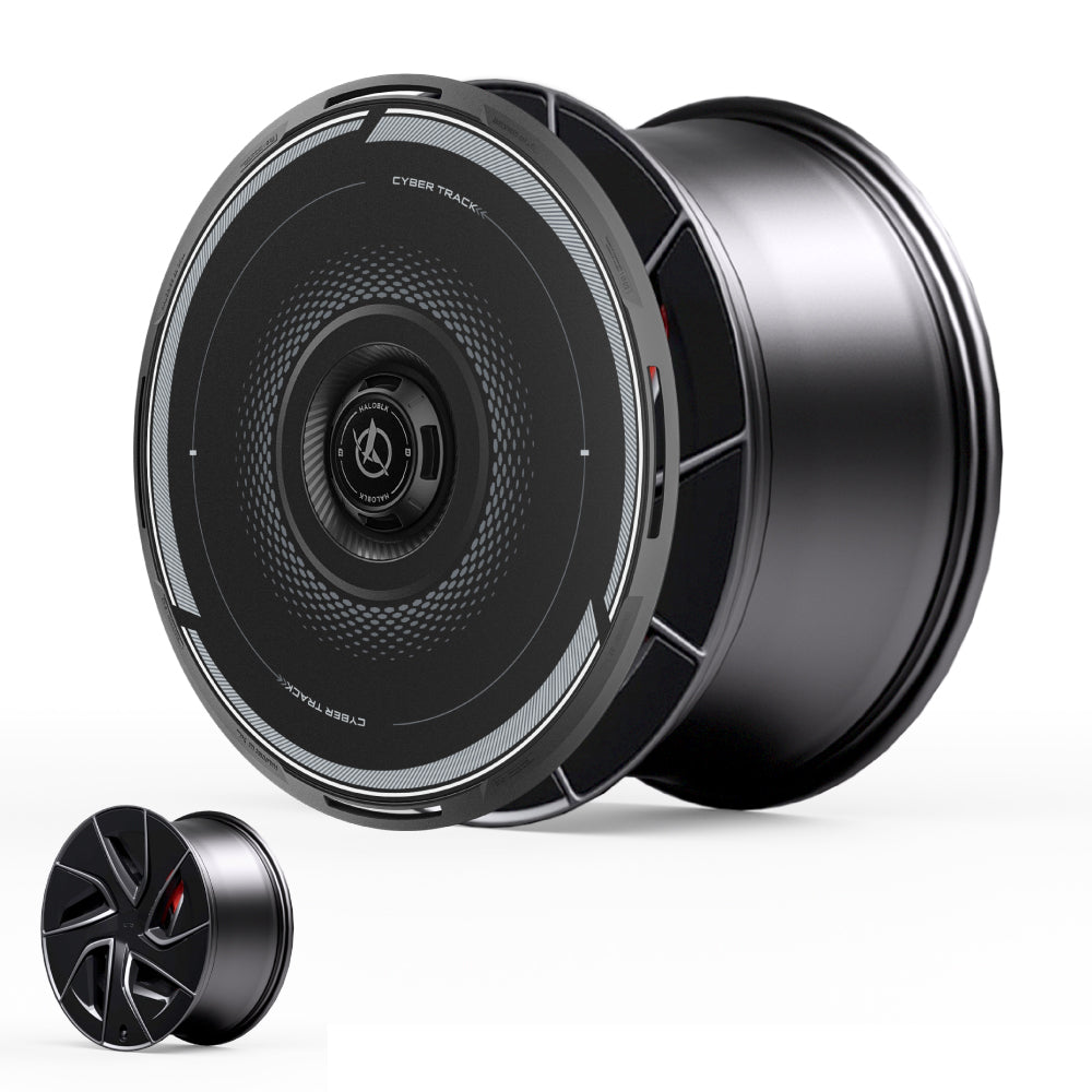 HALODISC 2 Wheel Covers for Tesla Model S 19" Magnetite Wheels丨Cyber Track