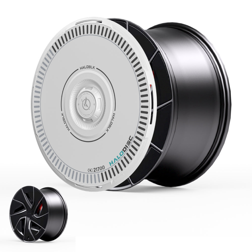HALODISC 2 Wheel Covers for Tesla Model S 19" Magnetite Wheels丨Charging