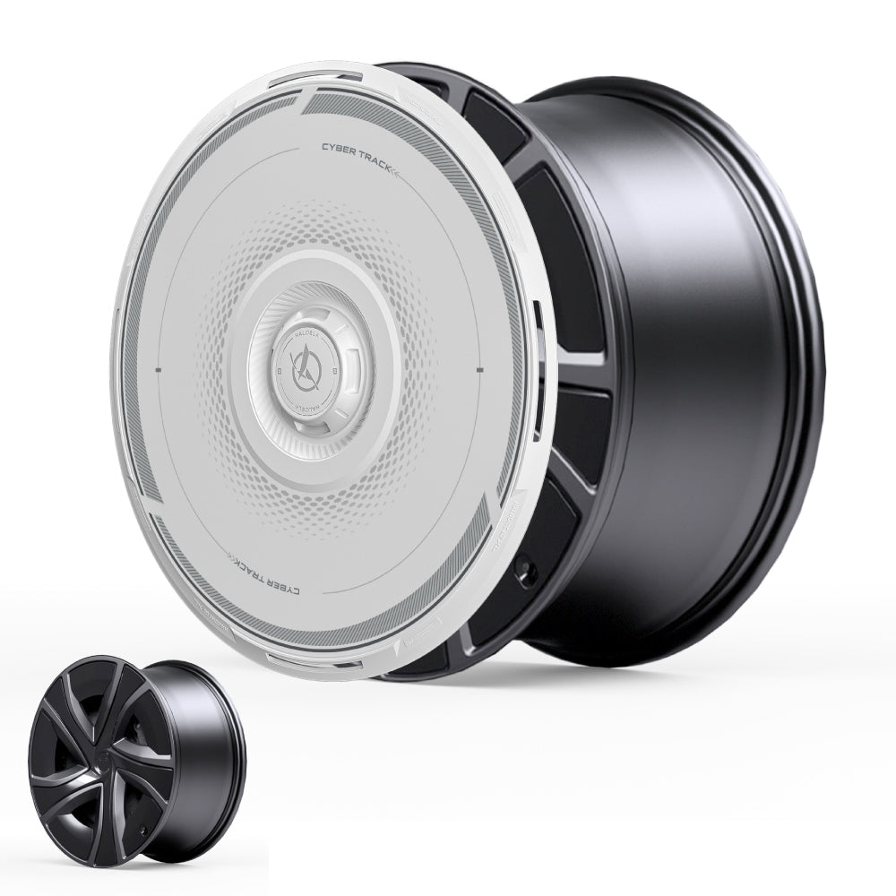 HALODISC 2 Wheel Covers for Tesla Model X 2021-2025 20" Perihelix Wheels丨Cyber Track