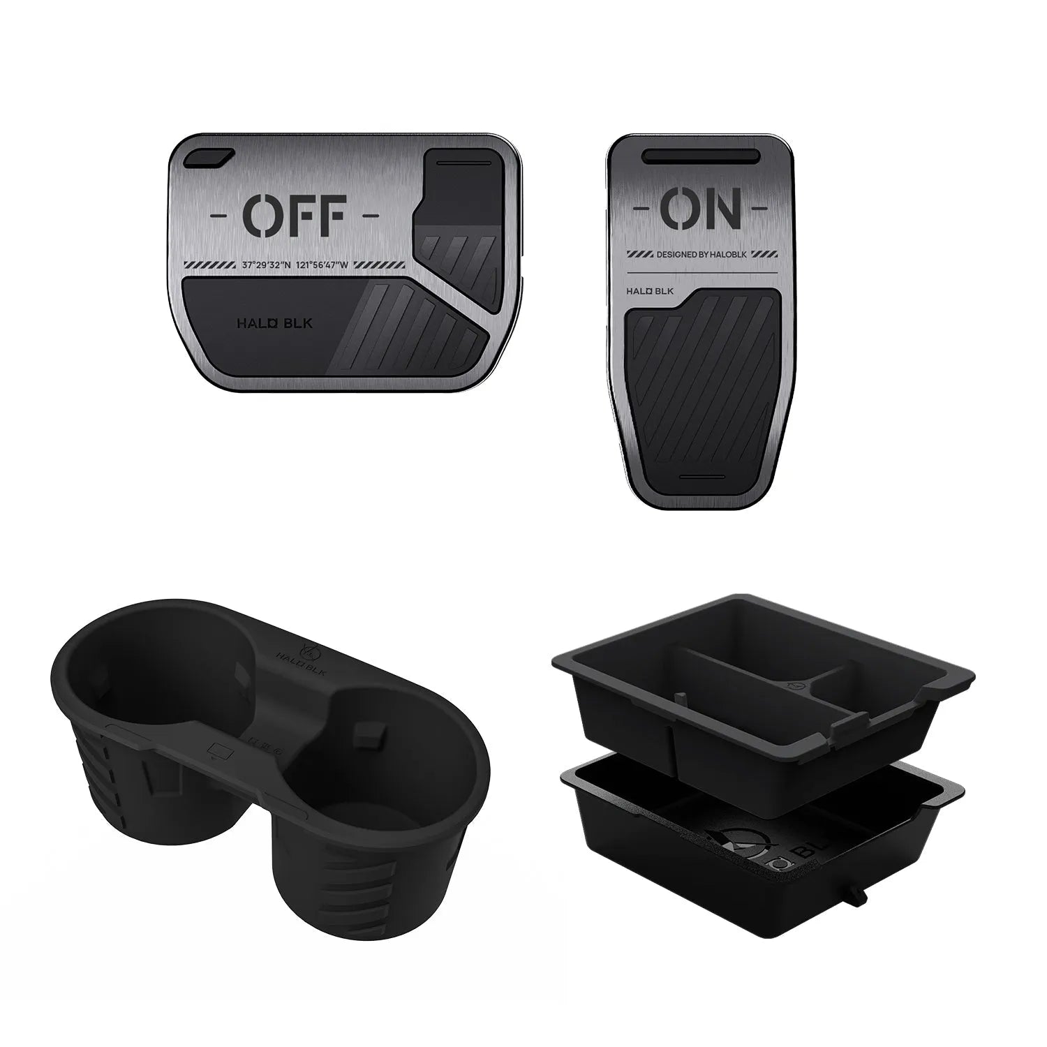 Haloblk Interior 3 in 1 Package For Tesla Model 3/Y 2018-2023
