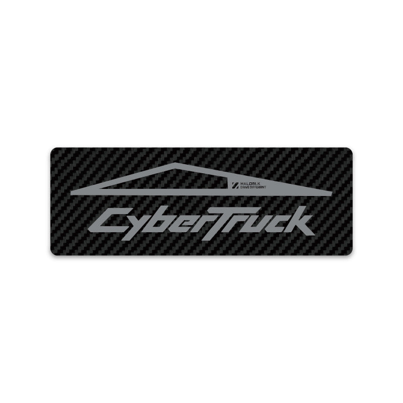 🎁 Cybertruck Carbon Fiber Tailgate Badge (100% off)