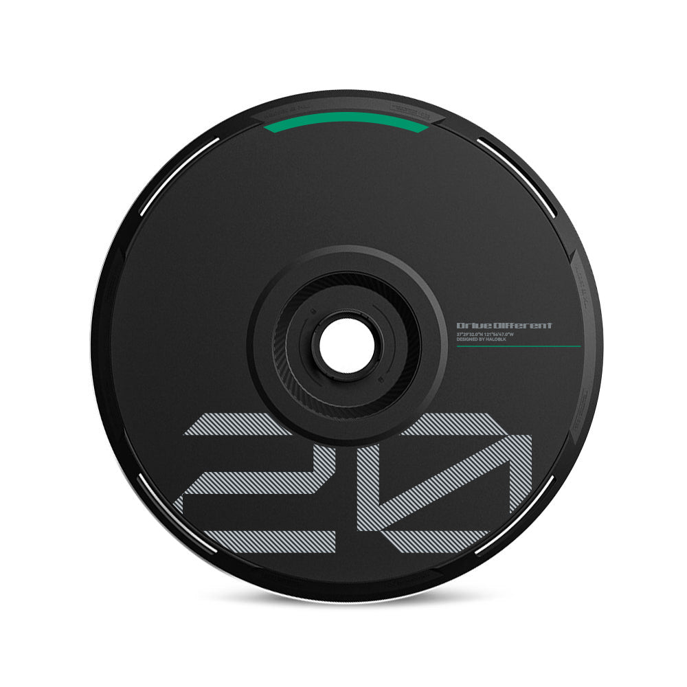 HALODISC 2 Replacement Wheel Covers for Tesla | Custom Number - Black