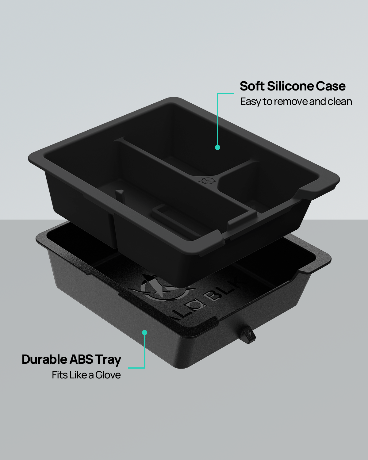 Center Console Tray Organizer for Model 3 - HALOBLK Store