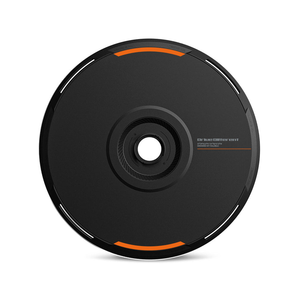 HALODISC 2 Replacement Wheel Covers for Tesla | Custom Number - Black