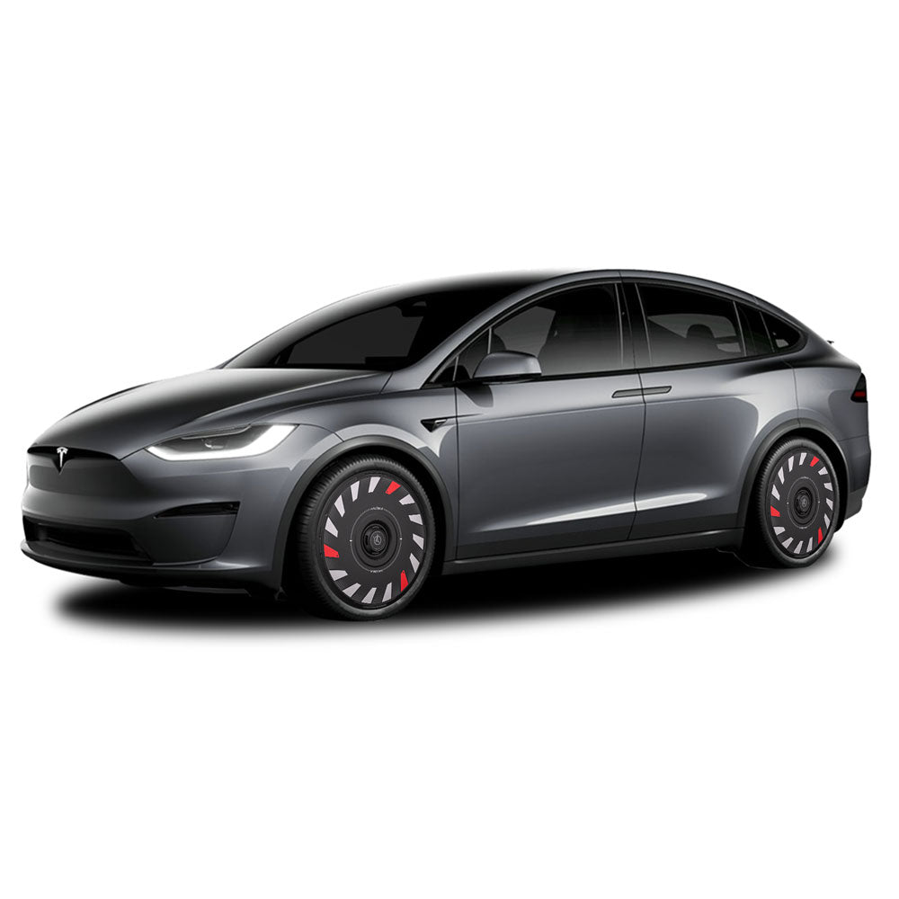 HALODISC 2 Wheel Covers for Tesla Model X 2016-2020  20" Staggered Wheels丨Turbo