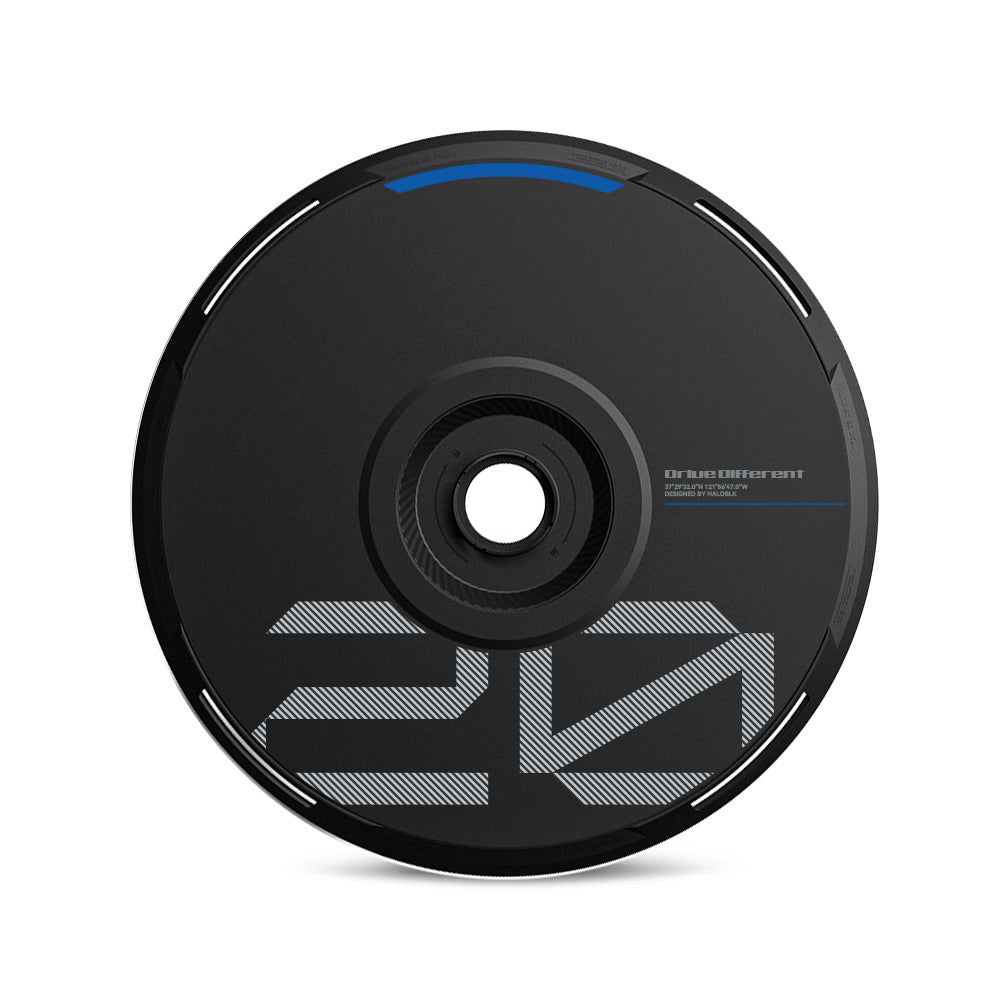 HALODISC 2 Replacement Wheel Covers for Tesla | Custom Number - Black