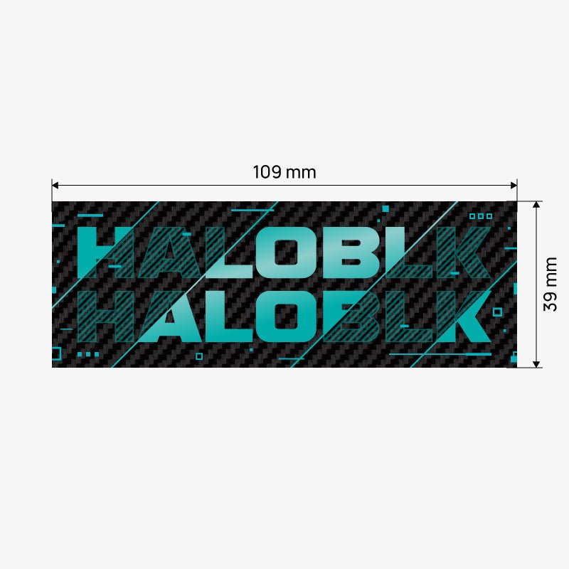 HALOBLK Carbon Fiber Emblem – HALO EFFECT Series - HALOBLK Store
