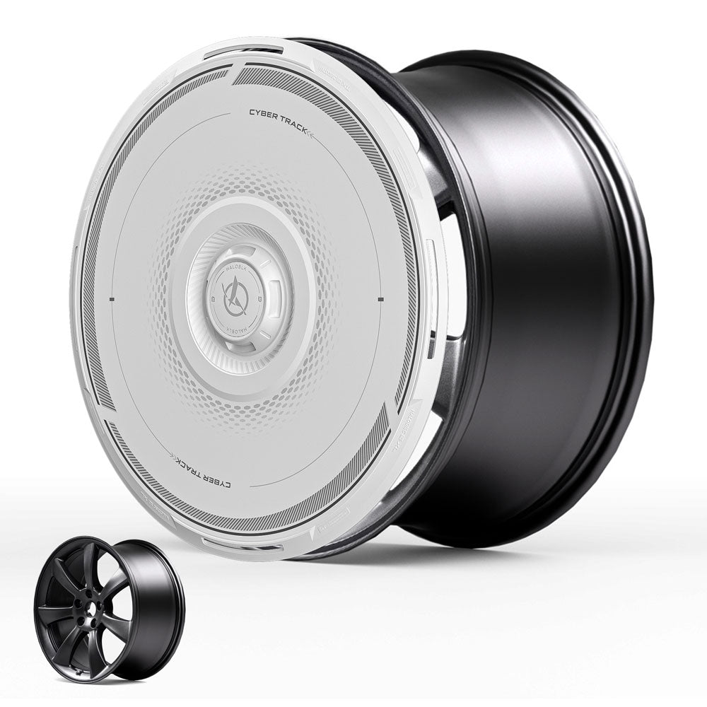 HALODISC 2 Wheel Covers for Tesla Model 3 2017 - 2028 19" Performance Wheels丨Cyber Track - HALOBLK Store