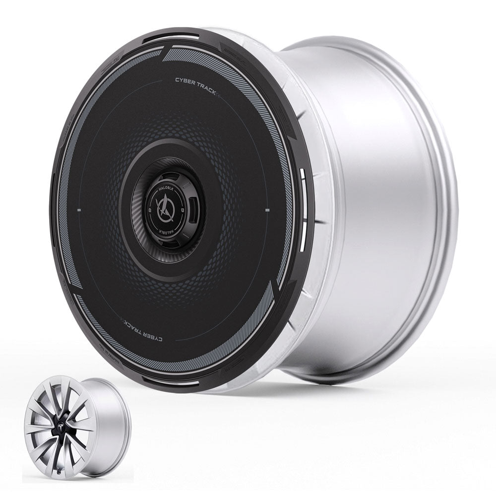 HALODISC 2 Wheel Covers for Tesla Model 3 2019 - 2023 19" Sport Wheels丨Cyber Track - HALOBLK Store