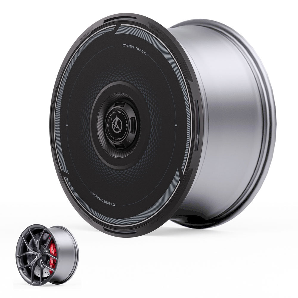 HALODISC 2 Wheel Covers for Tesla Model 3 2019 - 2023 19" Zero - G Wheels丨Cyber Track - HALOBLK Store