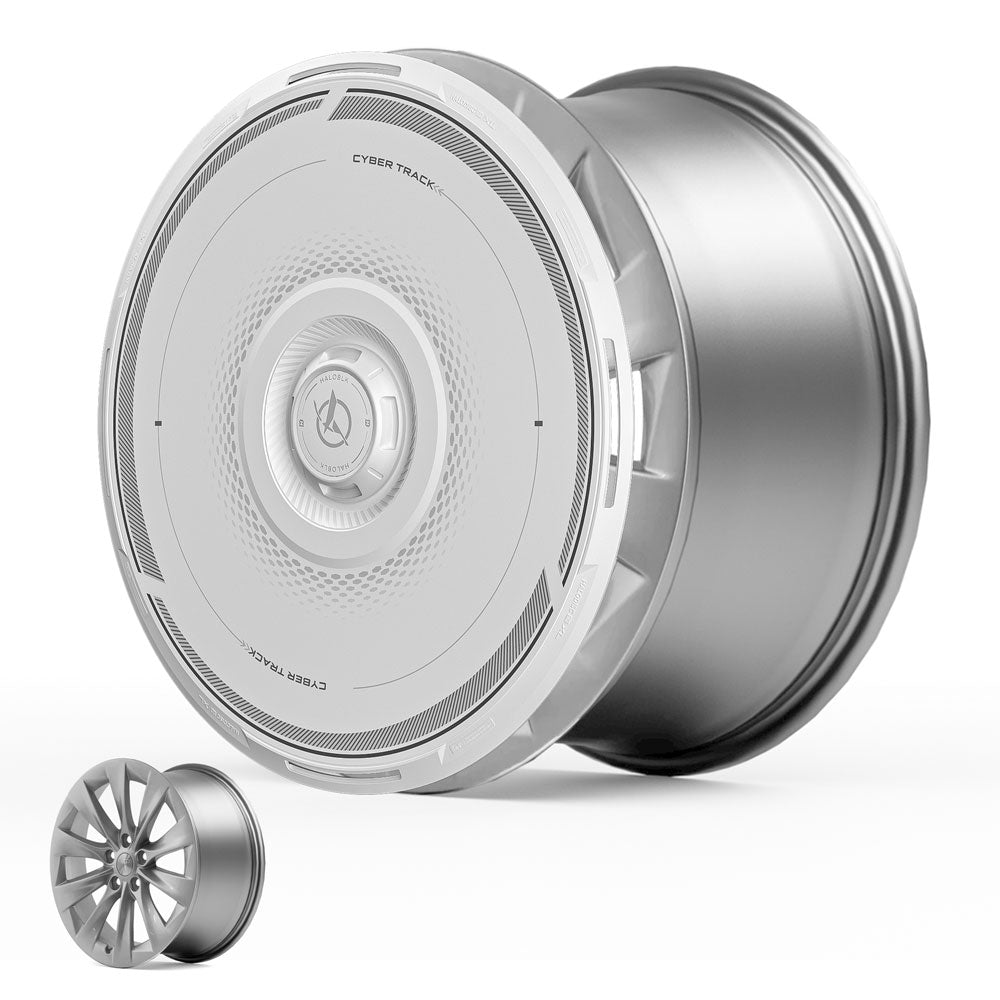 HALODISC 2 Wheel Covers for Tesla Model S 19" Slipstream Wheels丨Cyber Track - HALOBLK Store