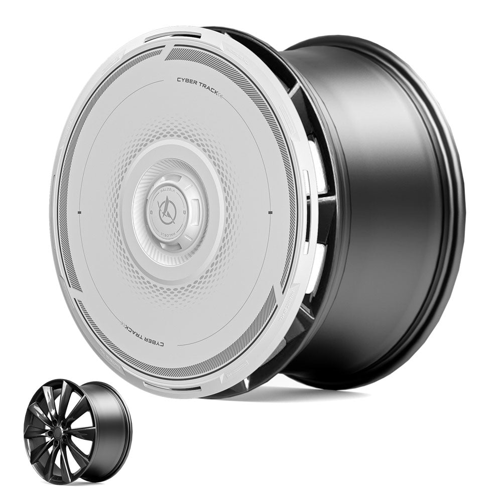 HALODISC 2 Wheel Covers for Tesla Model S 21" Turbine Wheels丨Cyber Track - HALOBLK Store