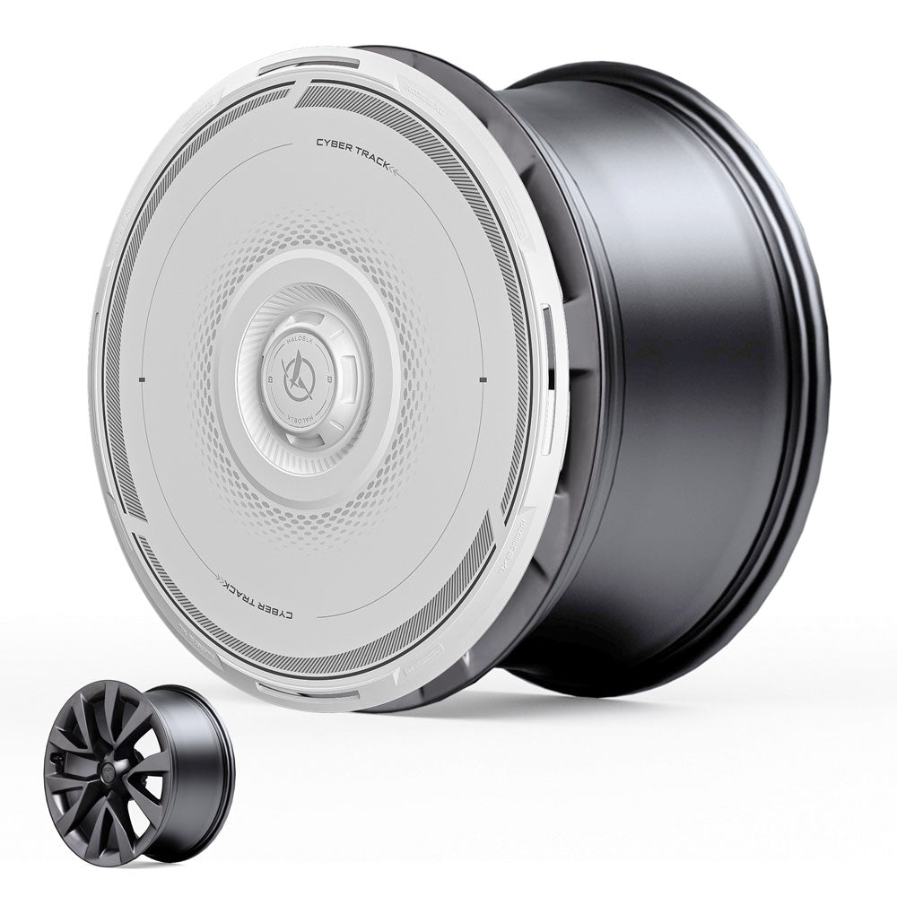 HALODISC 2 Wheel Covers for Tesla Model X 2021 - 2025 20" Cyberstream Wheels丨Cyber Track - HALOBLK Store