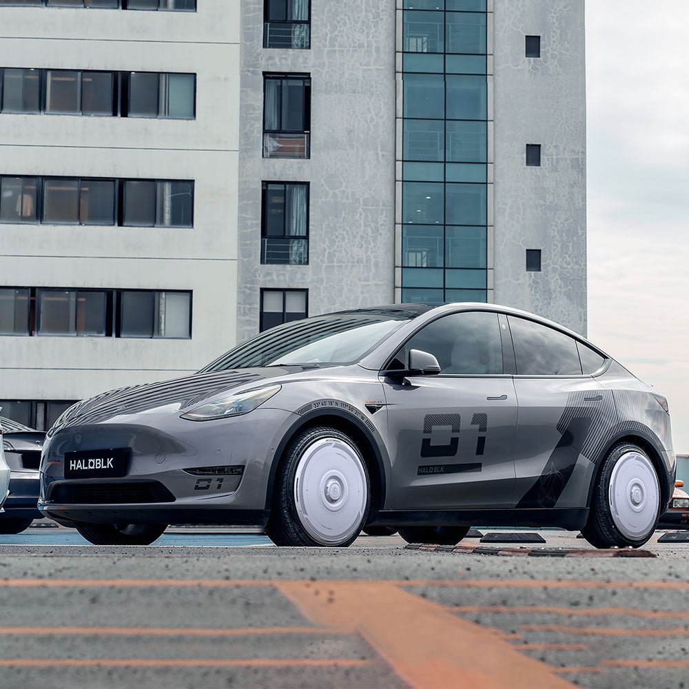 HALODISC 2 Wheel Covers for Tesla Model Y 21" Überturbine Wheels丨Cyber Track - HALOBLK Store
